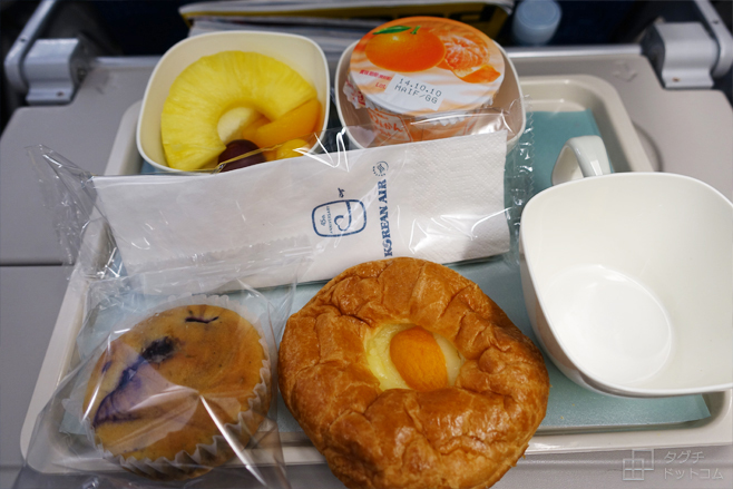 大韓航空 機内食 朝食