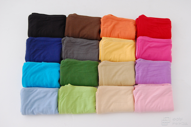 薄地Tシャツ素材の枕カバー16色