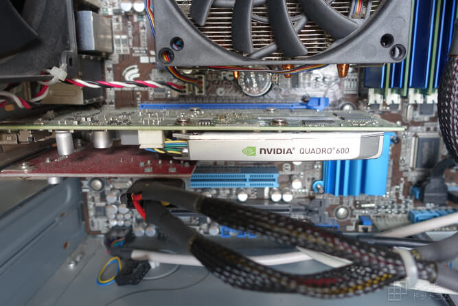 ELSA NVIDIA Quadro 600 [PCIExp 1GB]／玄人志向 GF-GTX960-E4GB/OC2/SHORT [PCIExp 4GB]