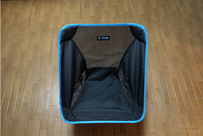 完成形・組立て完了・正面／ヘリノックス チェアワン (Helinox Chair One)