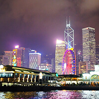 香港の夜景・ビクトリアハーバー・旅行記