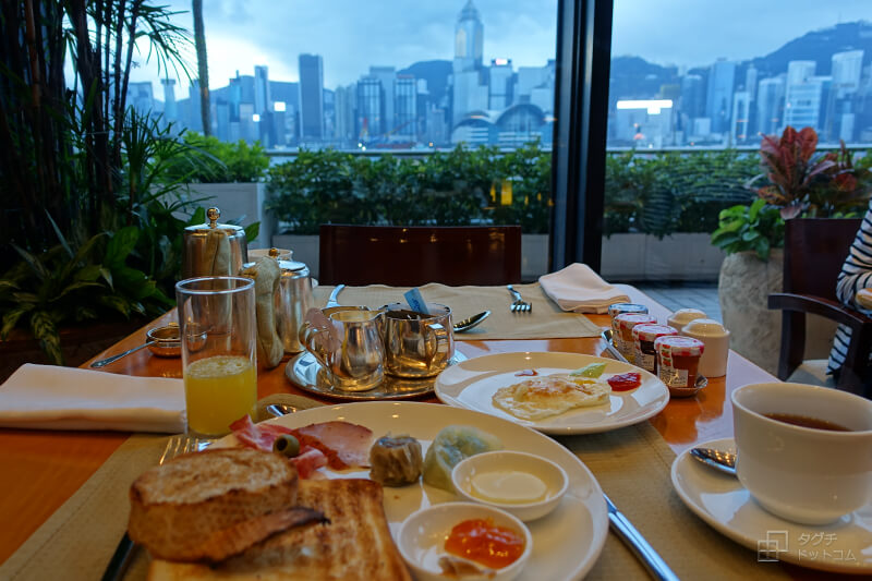 インターコンチネンタル香港の朝食