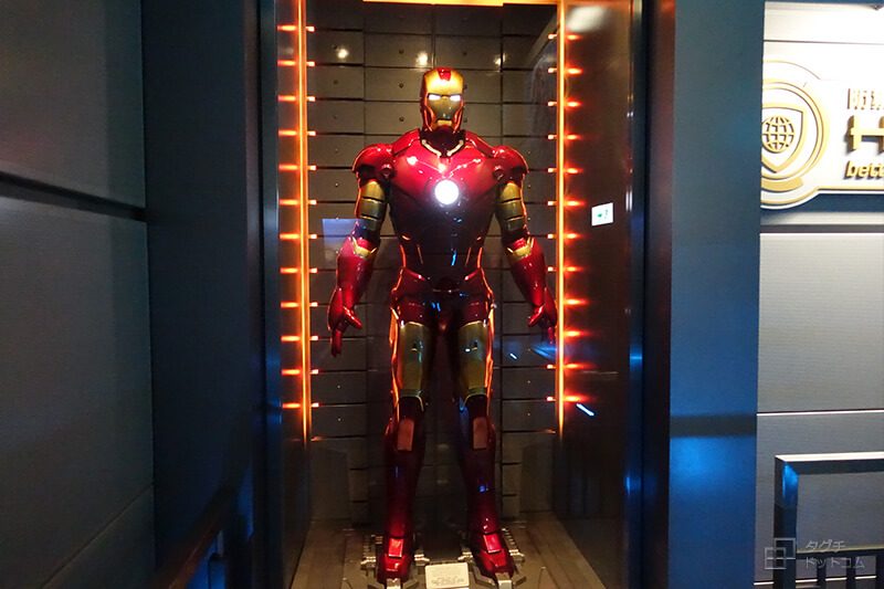 アイアンマンの模型・スーツ・香港ディズニーランド