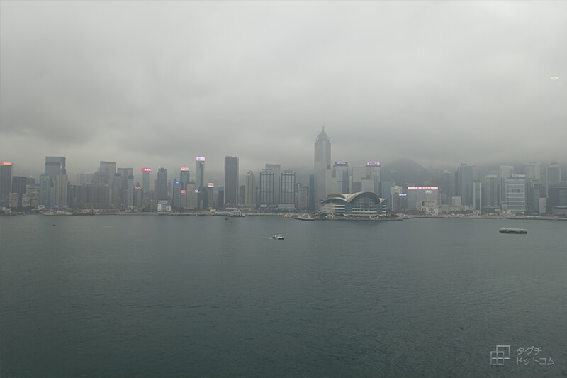 曇りの香港・ヴィクトリアハーバー／香港旅行記・Hong Kong Travel